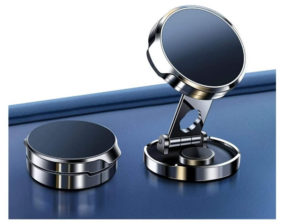 Soporte Giratorio Para Coche Con Gps Para Apple, Lg, Samsung Y Iphone (segundo Puesto) Yizhood Magnético Negro