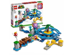 LEGO Super Mario: Set de Expansão: Passeio de Praia do Ouriço Gigante, Kit de Construção, Colecionável, 7+ Anos (536 peças)
