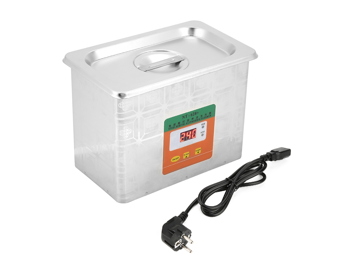 Limpiador Ultrasonico Digital Nt628+ Potencia Ajustable 35w/50w Maquina De Limpieza Ultrasonica