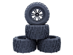 4 ruedas universales para camión ZD Racing 1/10 para HPI HSP Savage XS TM Flux RC.