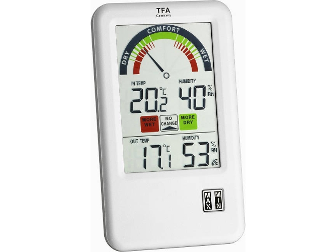 Estación meteorológica digital TFA-DOSTMANN 30.3045 blanco