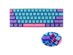 Teclas Pbt De 61 Teclas, Ducky One 2 Mini Keycaps Perfil Oem Rgb Azul Para Teclados Mecánicos 60% Cherry Mx