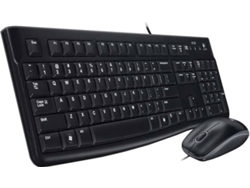 Teclado y Ratón con Cable LOGITECH MK120 (Teclado Español)