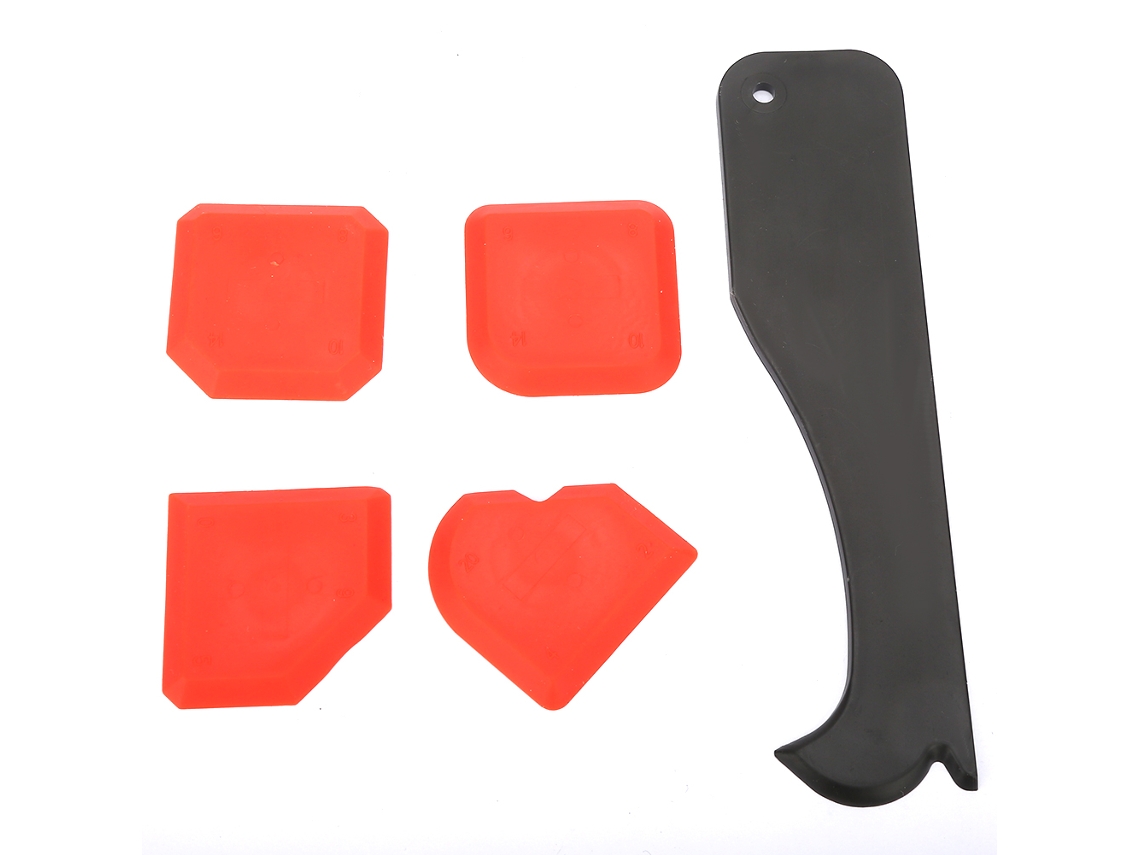 Kit De Herramientas De Sellado De 5 Piezas: Removedor De Silicona, Espátula, Masilla, Cemento Para Vidrio.
