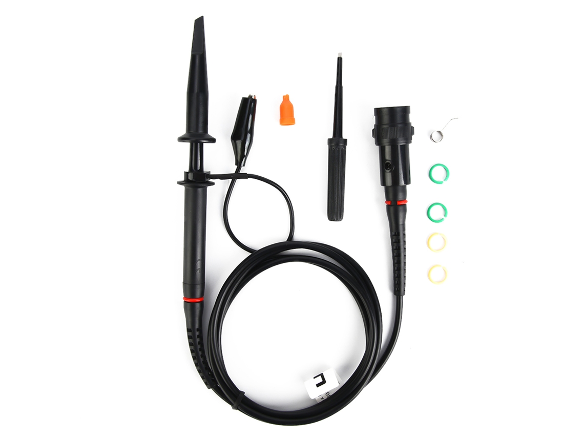 Sonda Pasiva Ut P05 De 200 Mhz Para Osciloscopio Digital Con Accesorios De Medición De Precisión.