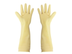 Guantes Largos De Goma Reutilizables De 38 Cm Para Cocina Y Jardín, Talla L (blanco)
