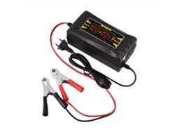 Cargador Inteligente De Baterías De Plomo-ácido De 12v 10a Para Coche Y Motocicleta Con Pantalla