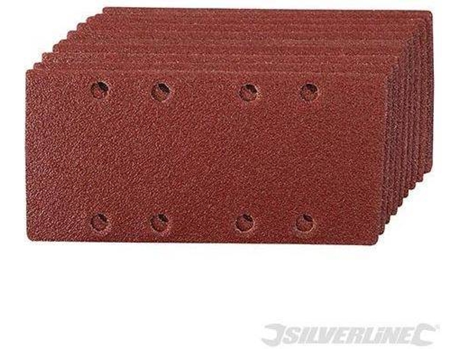 Conjunto de Hojas de Lija SILVERLINE 892499 - 10 piezas