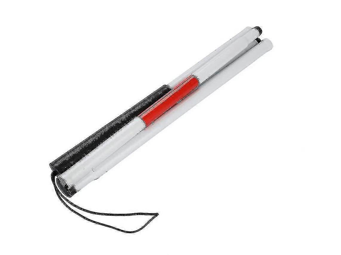 Bastón plegable para ciegos, 124 cm, 4 secciones
