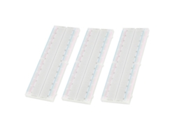 3pcs Protoboard Sin Soldadura 830 Puntos Abs Para Circuitos Prototipo