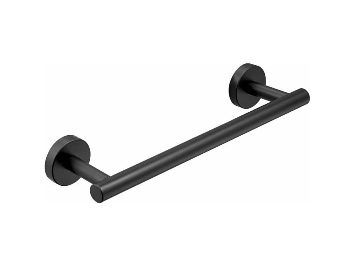 Toallero de acero inoxidable SUS304 para baño, montaje en pared, negro, Odipie