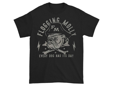 Camiseta ROCKINSTONE Flogging Molly Bulldog (XL)