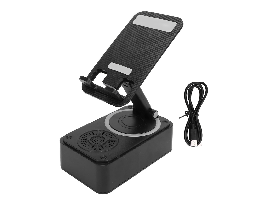 Soporte Para Teléfono Bluetooth Giratorio De 360 Grados Con Altavoz, Antideslizante, Para El Hogar Y Los Viajes.