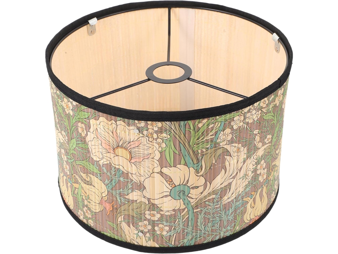 Lámpara Colgante E27 De Diseño Elegante Y Artístico En Bambú Natural Para Dormitorios Y Apartamentos.