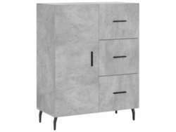 Maison Exclusive - Aparador De Madera De Ingeniería Gris Hormigón 69,5x34x90 Cm