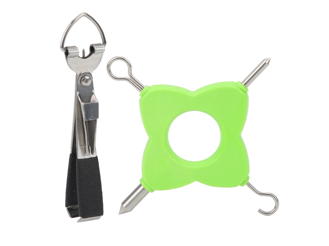 Herramienta Multifuncional 4 En 1 Para Hacer Nudos De Anzuelo, De Acero Inoxidable, Accesorio De Pesca.