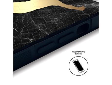 Funda PHONECASES3D iPhone 13 Pro - Oficial Real Betis Fc (Piel Sintética - Negro)