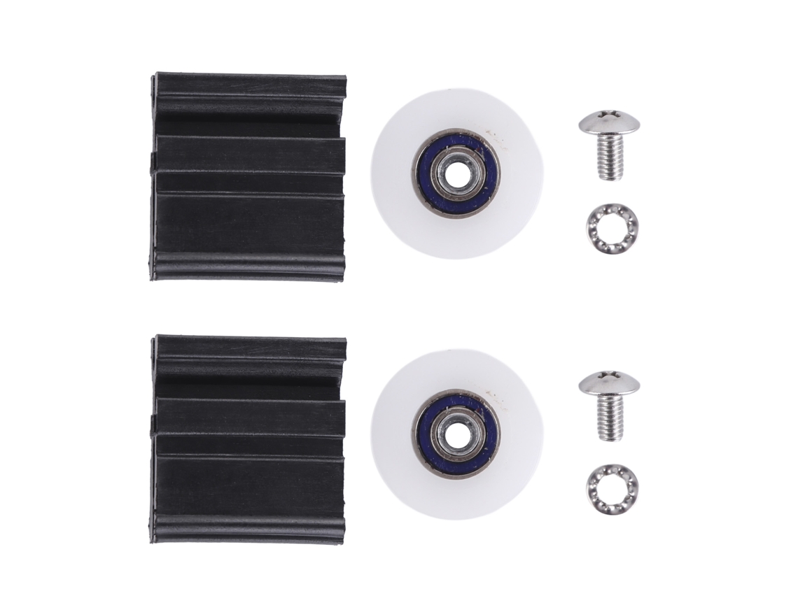 Juego De Ruedas Para Puerta De Invernadero Halls De 22 Mm - Kit De Repuesto