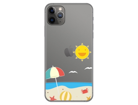 Carcasa iPhone 11 Pro Max (6.5) TUMUNDOSMARTPHONE Dibujos Transparente Multicolor