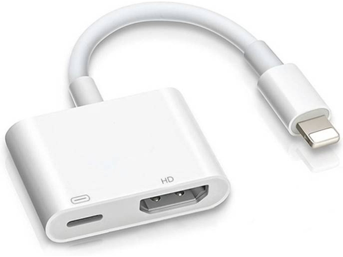 Cable Adaptador GOEIK iP-hdmi-L-B (iPhone a TV - lightning para HDMI)