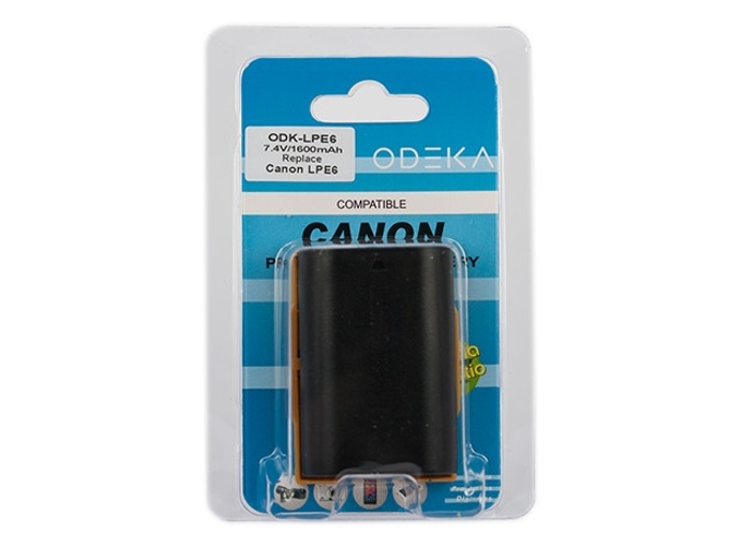 Batería ODEKA Ion-Litio ODK- LPE6 DECODED para CANON