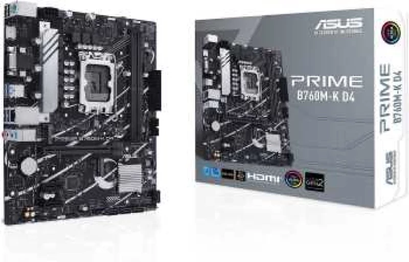 Placa Base Microatx ASUS Prime B760M-K D4 Lga1700 B760 Ddr4
