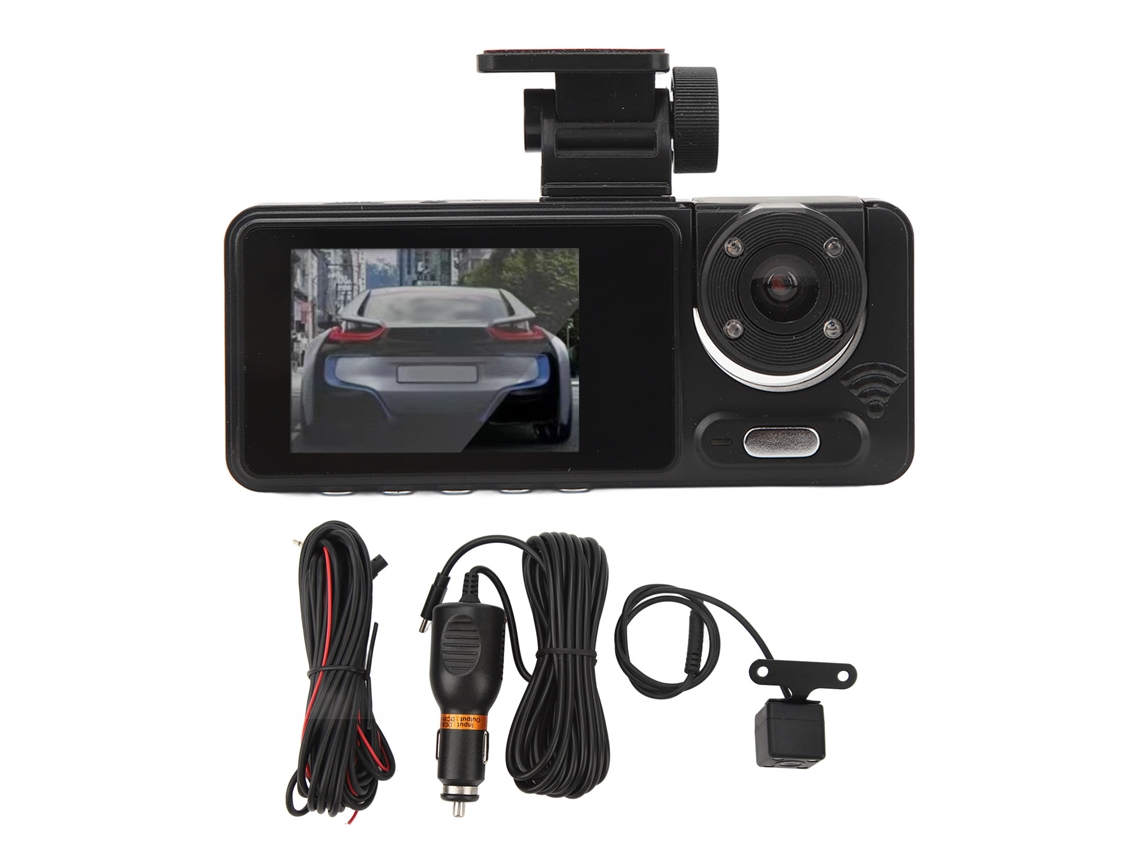 Cámara para coche con visión nocturna 1080p - Grabadora de vídeo para salpicadero