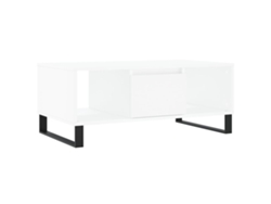 Maison Exclusive - Mesa De Centro Madera Contrachapada Blanco 90x50x36,5 Cm