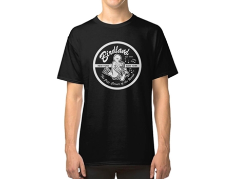 Camiseta Vintage ROCKINSTONE Venue Birdland Jazz Club Algodón para Hombre (3XL)