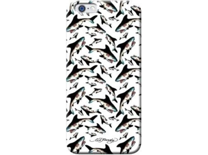 Funda iPhone 6, 6s, 7, 8 ED HARDY Soft Shark Negro