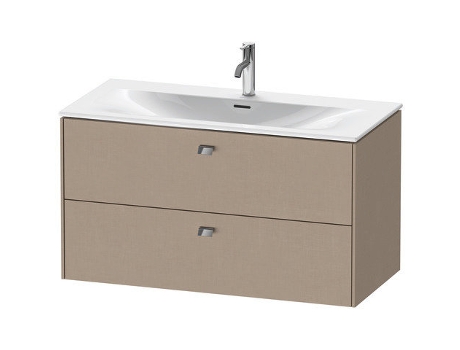 Mueble DURAVIT Brioso bajo lavabo montado en la pared 102,0 x 47,9 cm 2 cajones incl. recorte de sifón y delantal para lavabo Viu 234410