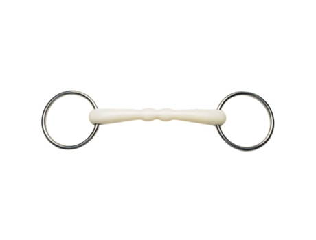 Snaffle, mullen la boca y los pedazos libres del anillo para los caballos WEATHERBEETA Korsteel Flexi