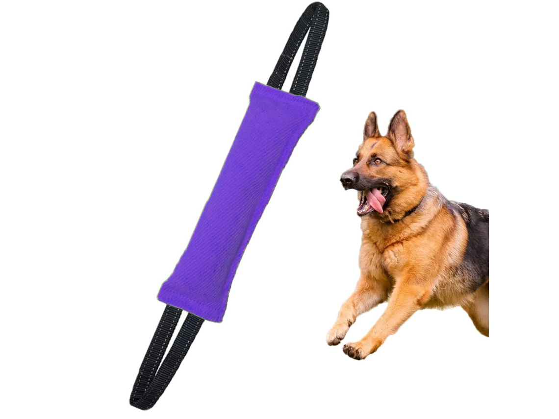 Juguete De Entrenamiento Para Perros, Resistente, Para Cachorros Que Juegan A Tirar De La Cuerda Cachorros, Alivia El Dolor De La Dentición - Henten Home Morado