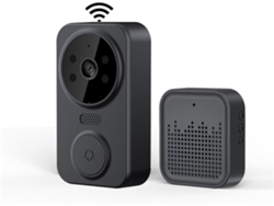 Timbre Inteligente, Timbre De Video Inalámbrico Con Pantalla Inteligente, Visión Nocturna Hd, Timbre De Seguridad Wi-fi, Versión A Batería Bril-wer