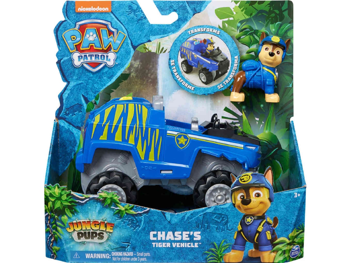 Vehículo con temática de la jungla Vehículo tigre de Chase PAW PATROL PATRULHA PATA