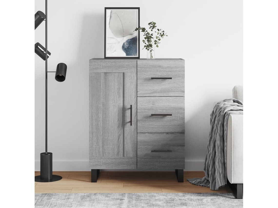 Aparador VIDAXL Gris Madera contrachapada (69,5x34x90 cm)