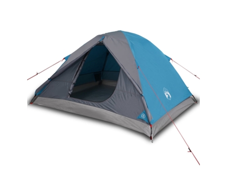 Tienda de campaña iglú para 3 personas impermeable VIDAXL azul