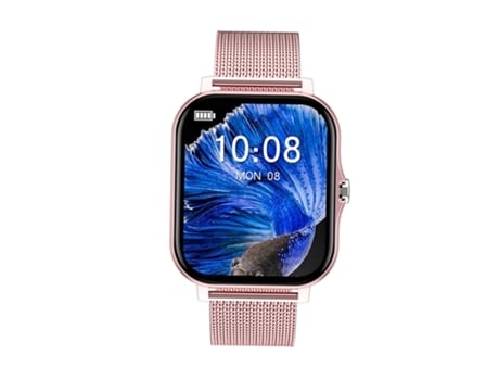 Smartwatch Deportivo con Pantalla Táctil Resistente al Agua Acero Rosa JL-EIGHT