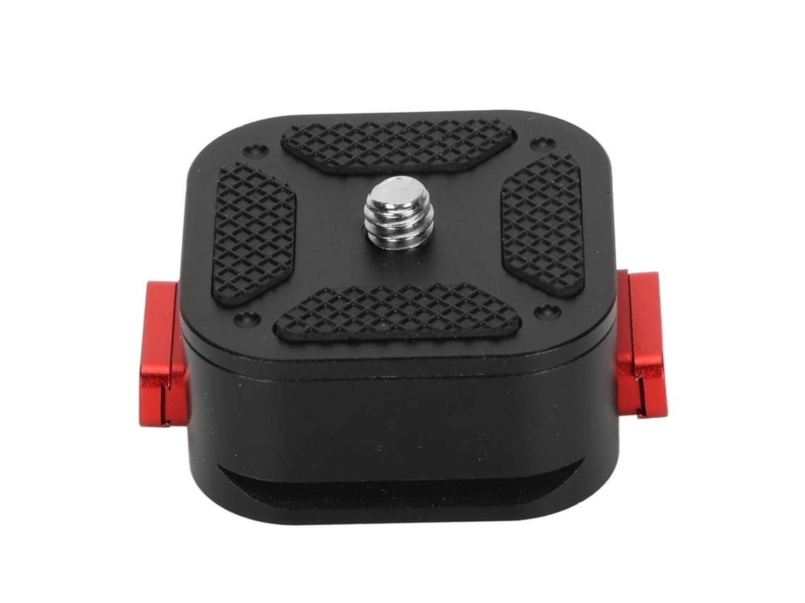 Placa De Liberação Rápida Mini Com Parafuso 1/4 Para Monitores Câmeras Tripés Microfones Acessórios