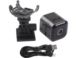Cámara Wifi 1080p Con Detección De Movimiento Bidireccional Por Cable Para Seguridad En El Hogar Y El Automóvil.