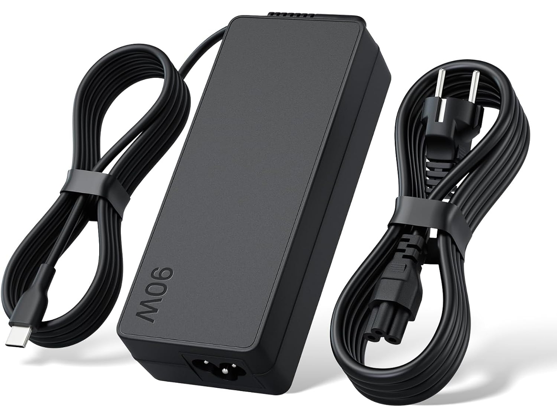 Cargador adaptador de corriente USB C de 90 W para MacBook Pro Air 2018, HP, Dell, Asus, Acer y Eifson (fuente de alimentación tipo C)