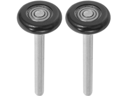 Juego De 2 Rodillos Silenciosos De Nailon Para Puertas Correderas.