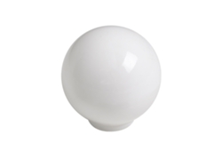 Pomo Esférico Para Muebles De Abs 24 Mm De Diámetro Blanco Brillante Paquete De 75 Piezas