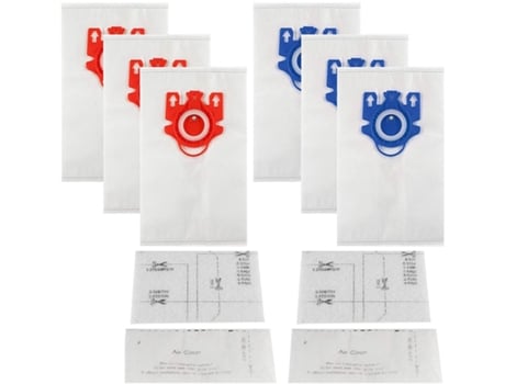 Bolsas de polvo de repuesto para aspiradora, compatibles con la serie Miele Gn 3D/Fjm, filtros para protección previa al motor/limpieza de aire