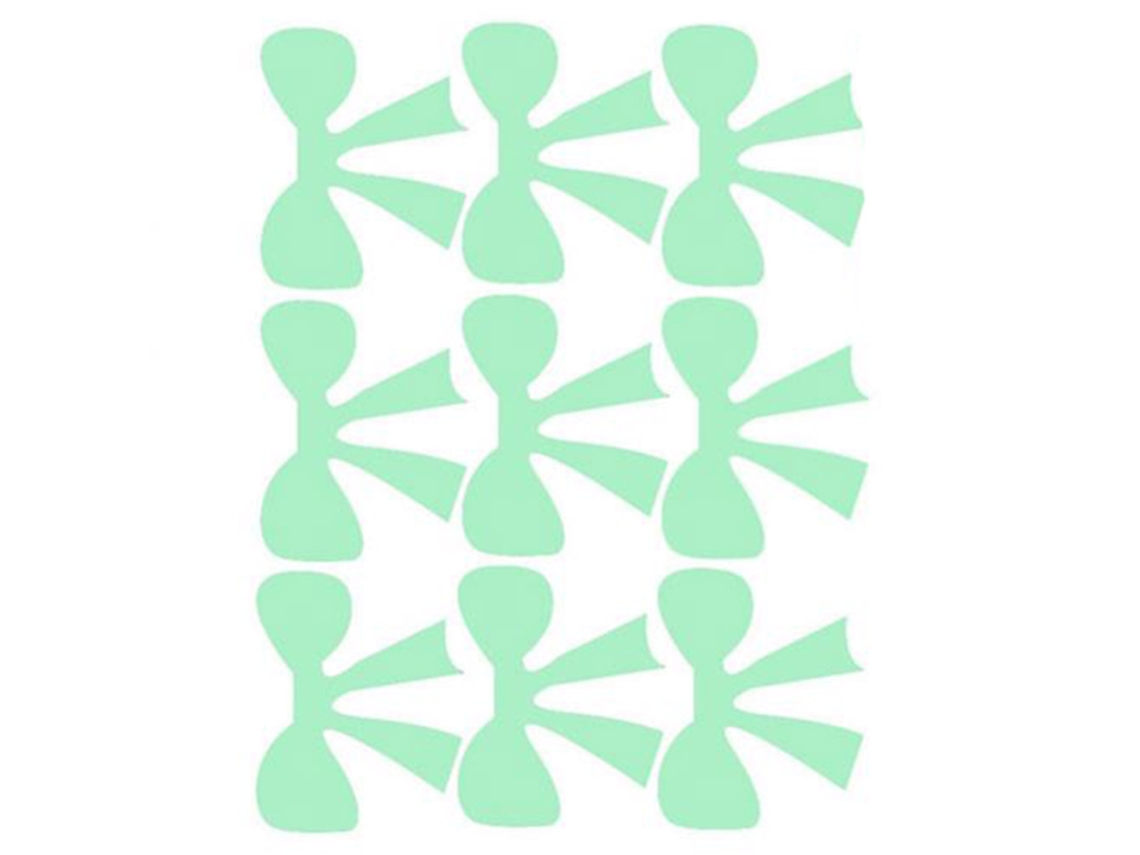 Adhesivos de pared con nudos luminosos que brillan en la oscuridad, decoración para habitación infantil, 2026.