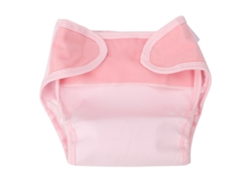 Braguitas De Pañal Reutilizables Para Bebé, Impermeables, Transpirables, De Algodón Suave, Tres Capas (rosa M)