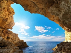Cuadro OEDIM Cueva Marina (Multicolor - 100x100cm - PVC)