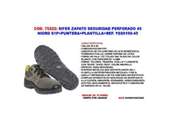 Sifer zapato seguridad perfor.45  niord s1p punt.+plant. yss9190