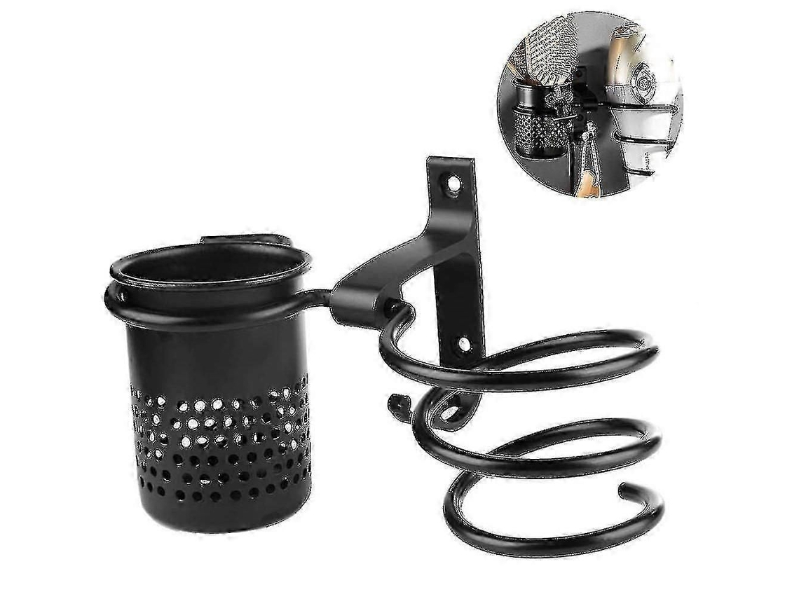 Soporte para secador de pelo, organizador de cabello para montaje en pared GOKOCO