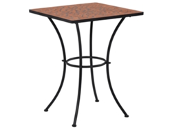 Mesa VIDAXL Marrón Cerámica (60x60x76 cm)